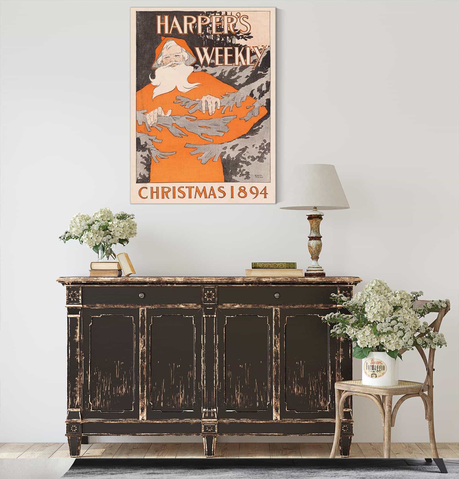 Harpers Weekly Christmas  by Edward Penfield - Image 8