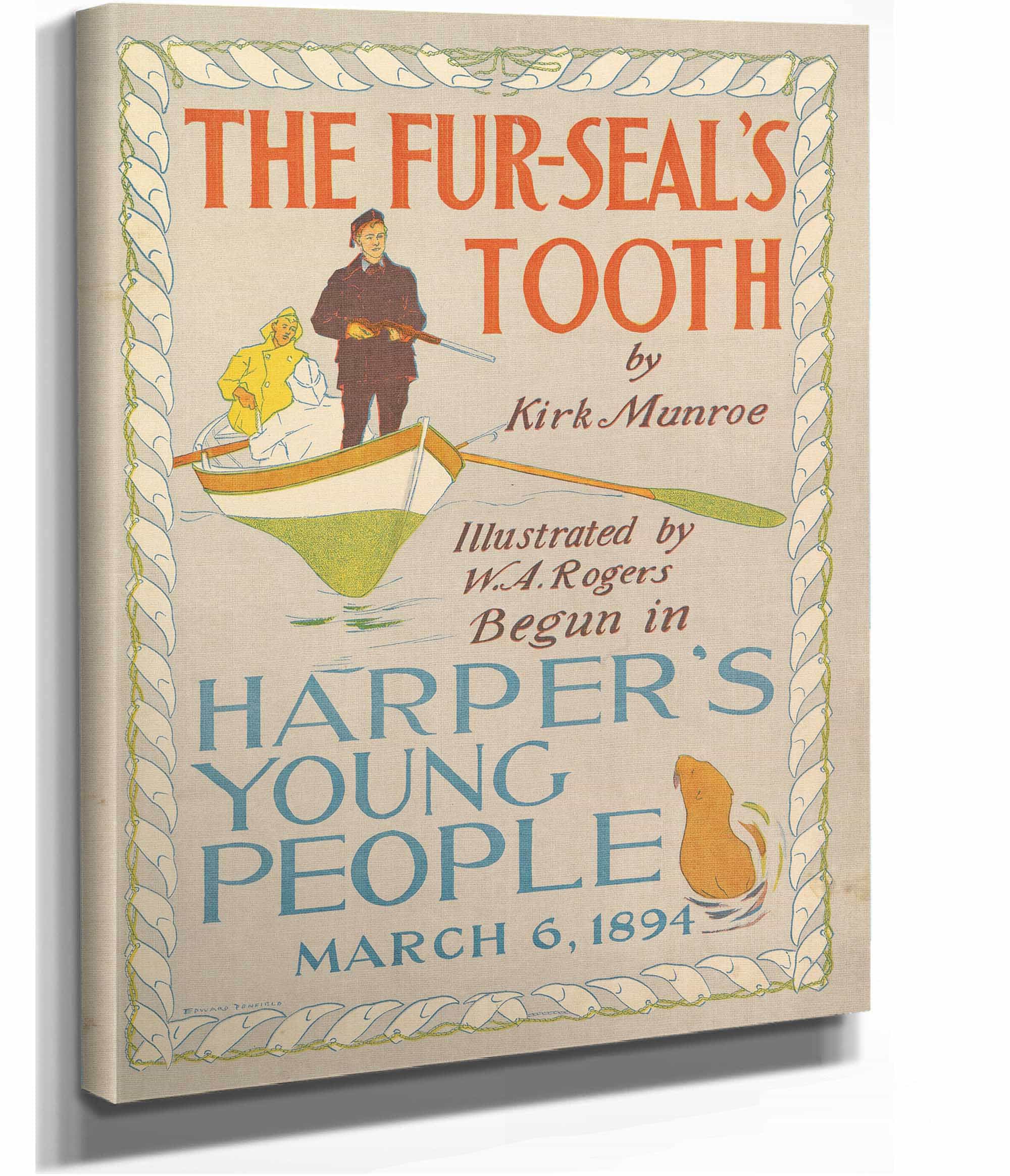 Harpers Young People The Fur Seals Tooth By Kirk Monroe by Edward Penfield - Image 2