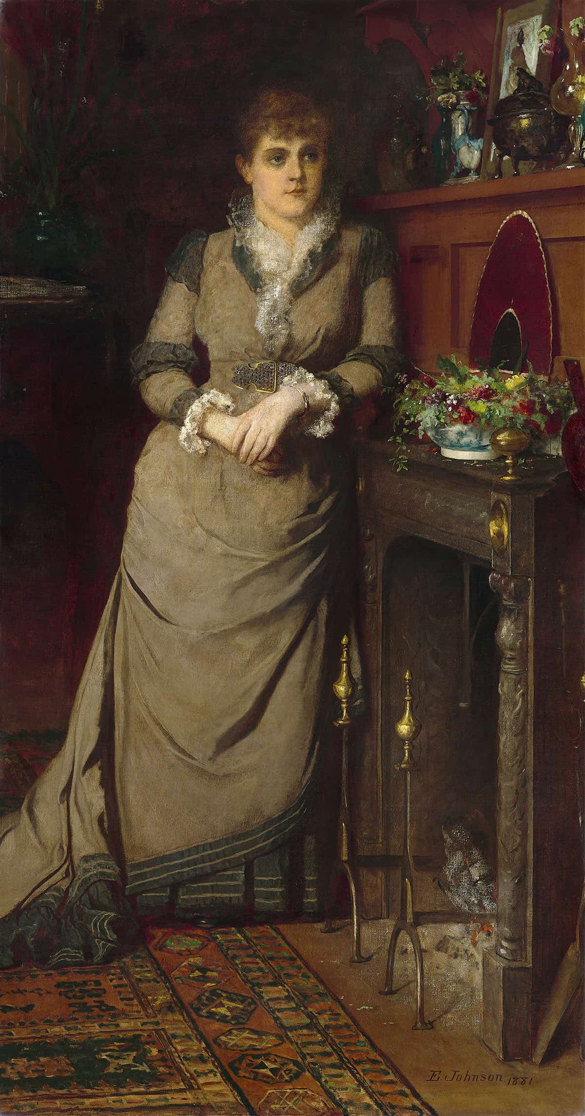 Harriet Hubbard Ayer by Eastman Johnson - Image 3