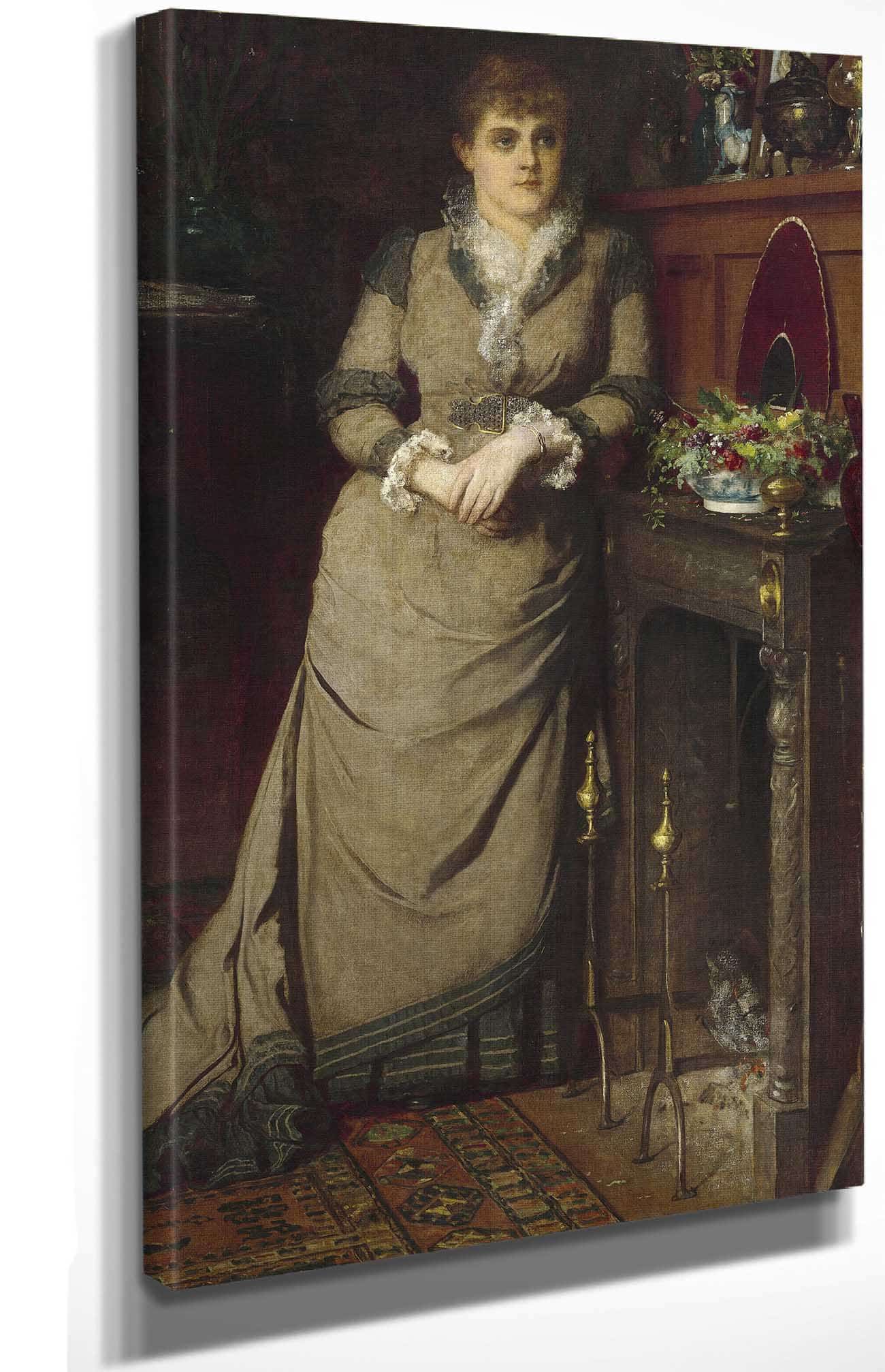Harriet Hubbard Ayer by Eastman Johnson - Image 4