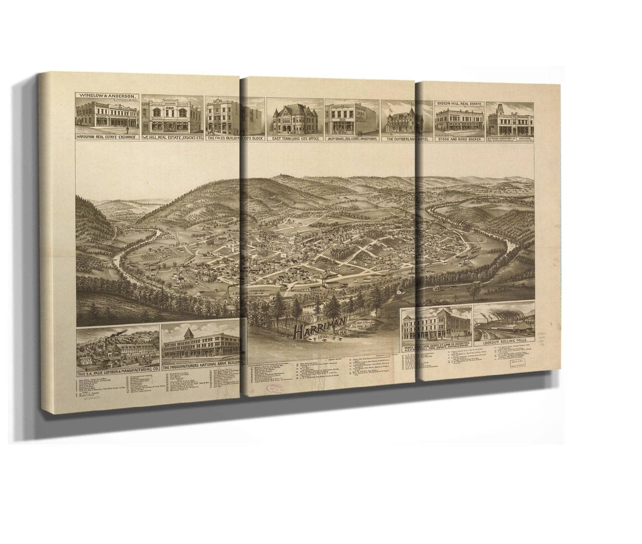 Harriman Tenn 1892 State Of Tennessee - Image 4