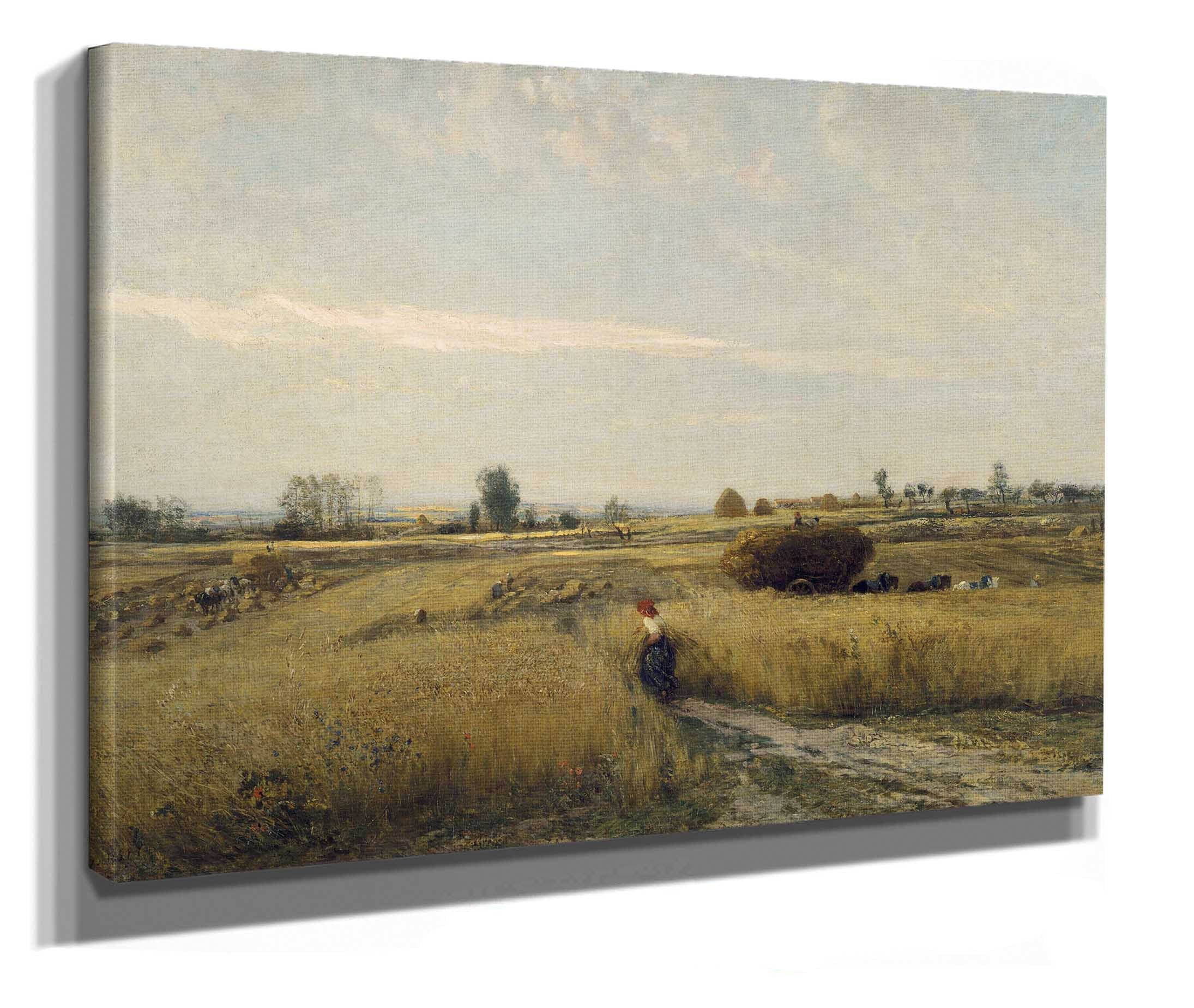 Harvest by Charles Francois Daubigny - Image 2