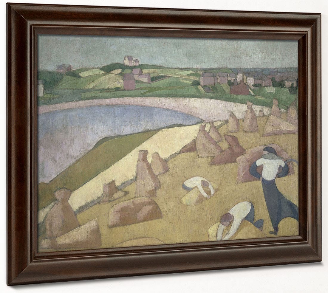 Harvest By The Sea By Emile Bernard - Image 4