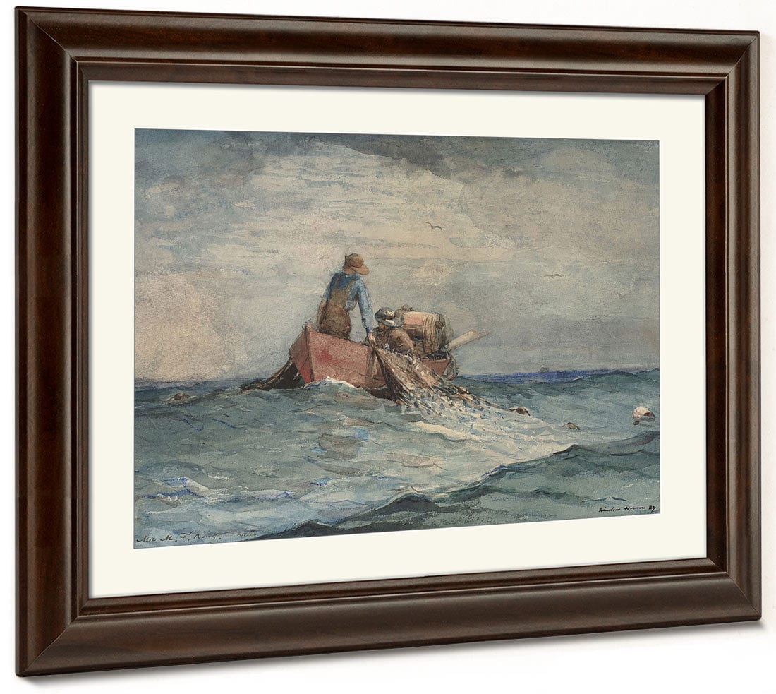 Hauling In The Nets By Winslow Homer - Image 5