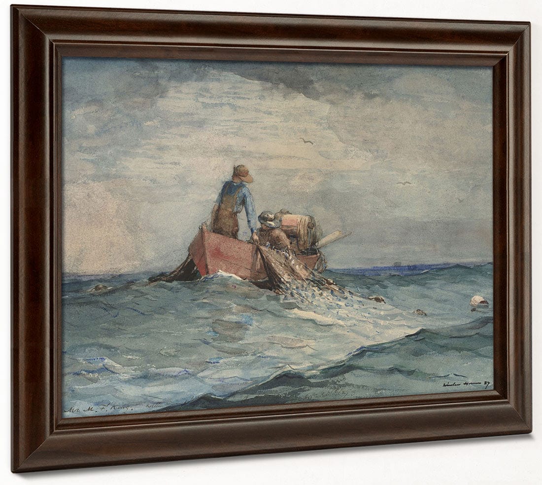 Hauling In The Nets By Winslow Homer - Image 6