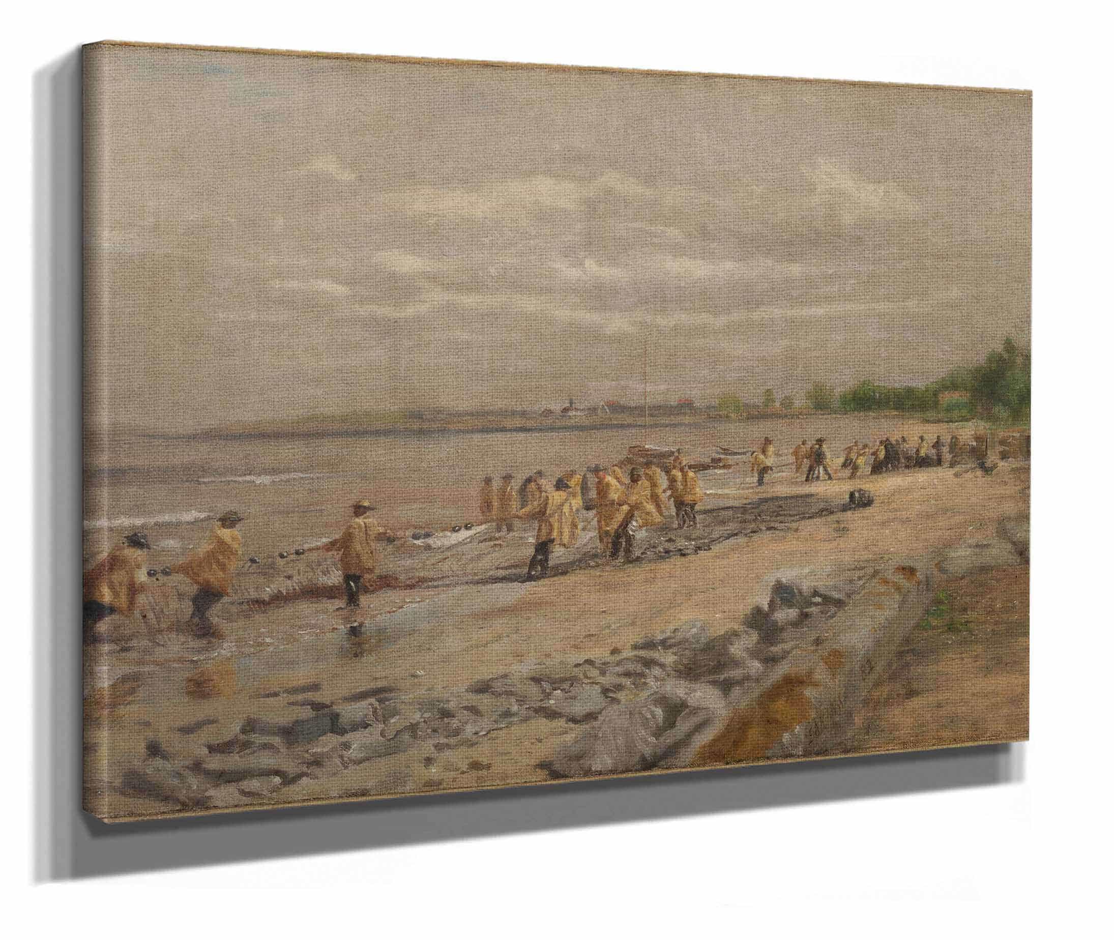 Hauling The Seine by Thomas Eakins - Image 2