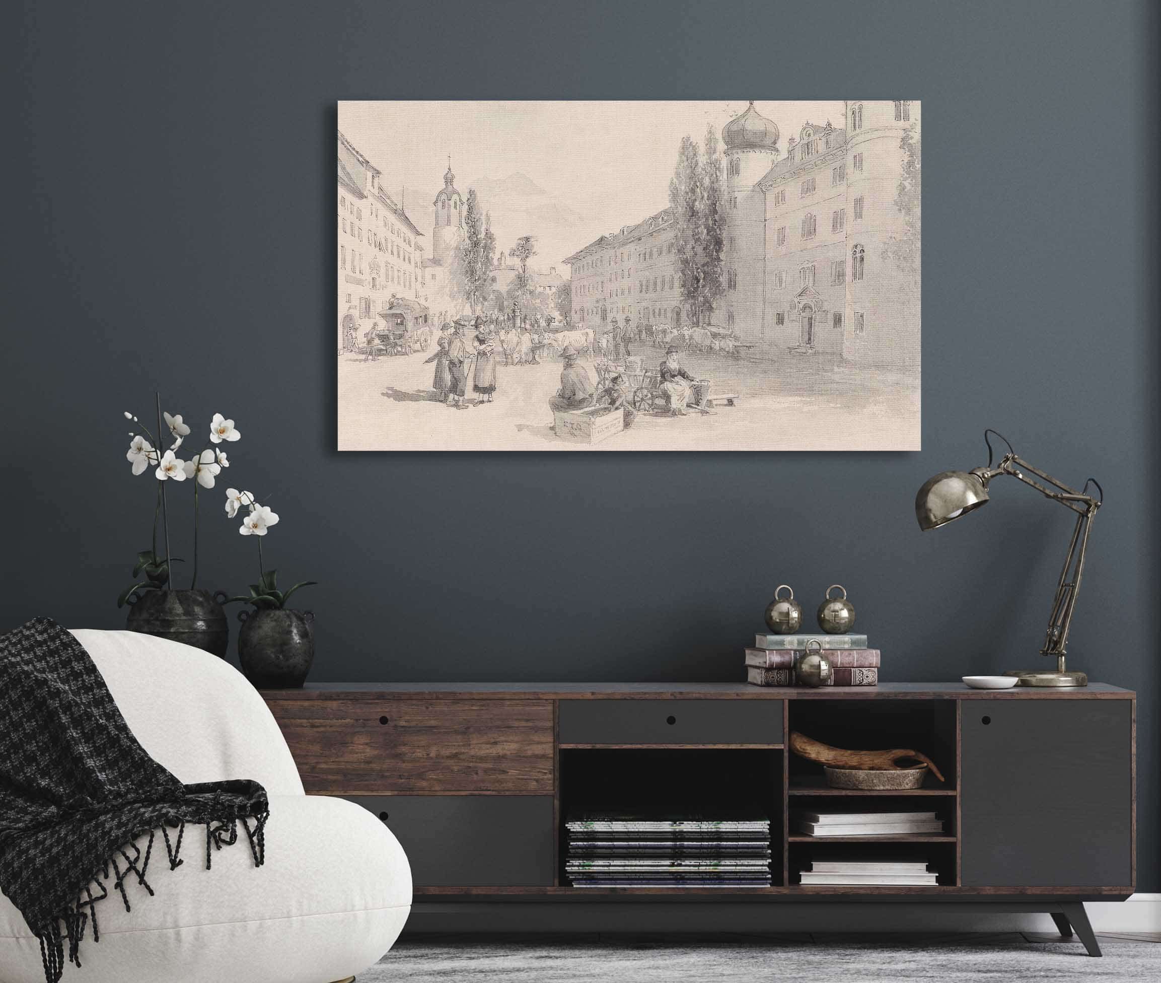 Hauptplatz In Lienz by Edward Theodore Compton - Image 5