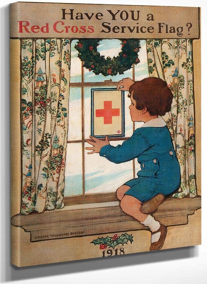 Have You A Red Cross Service Flag By Jessie Willcox Smith