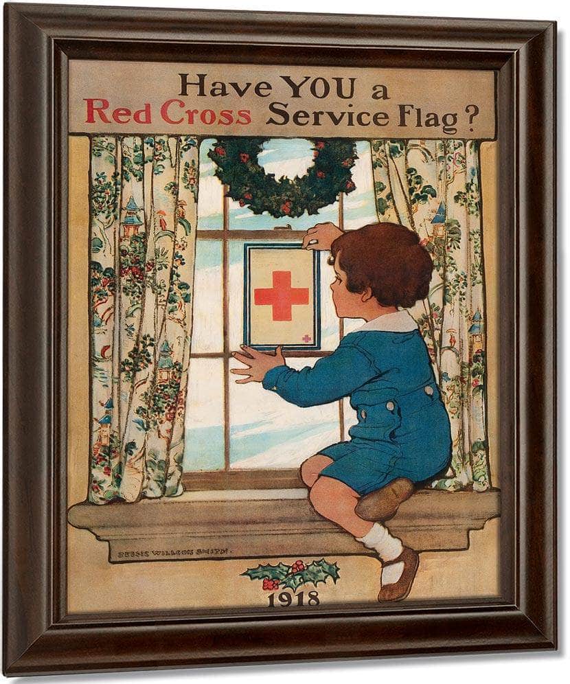 Have You A Red Cross Service Flag By Jessie Willcox Smith - Image 5