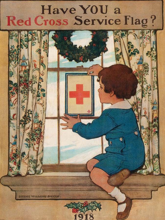 Have You A Red Cross Service Flag By Jessie Willcox Smith - Image 6