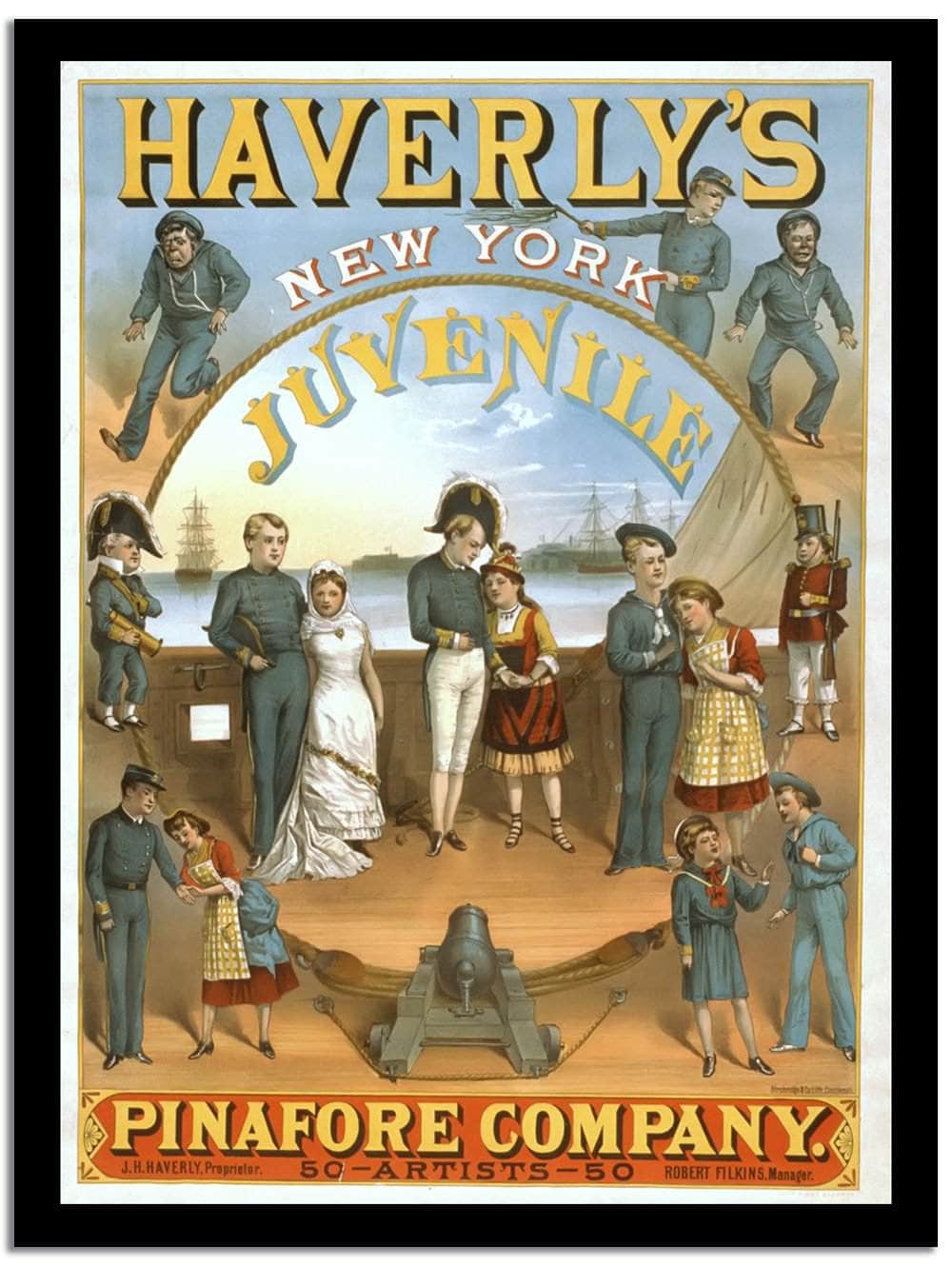 Haverly's Vintage Poster - Image 2