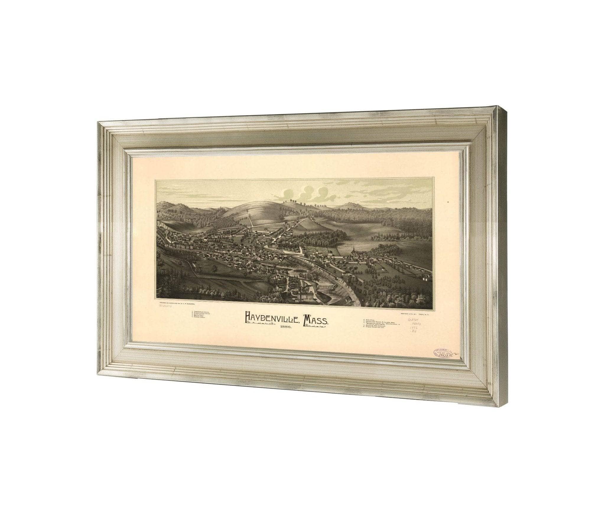 Haydenville Mass 1886 State Of Massachusetts - Image 3