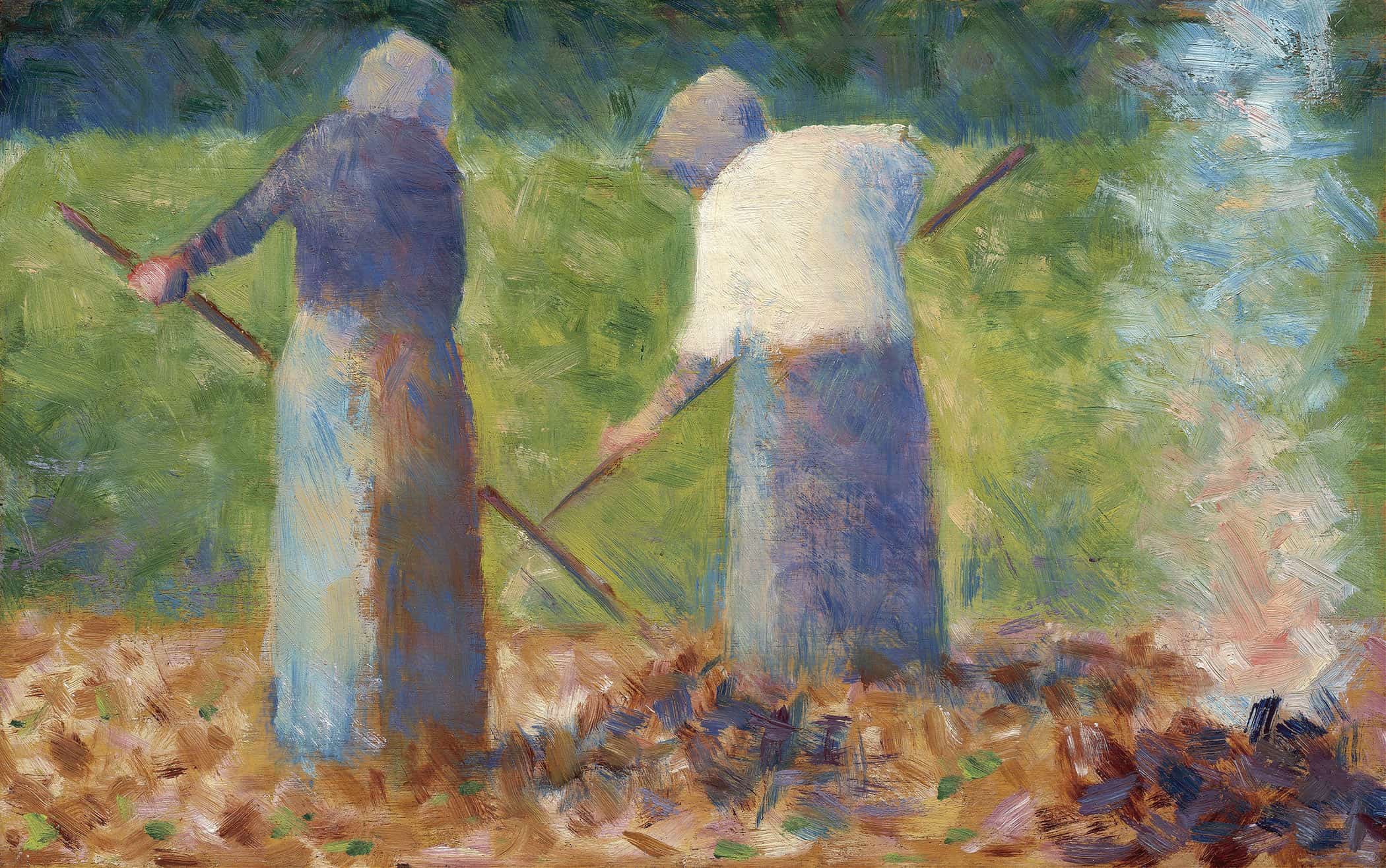 Haymakers At Montfermeil by Georges Seurat - Image 2
