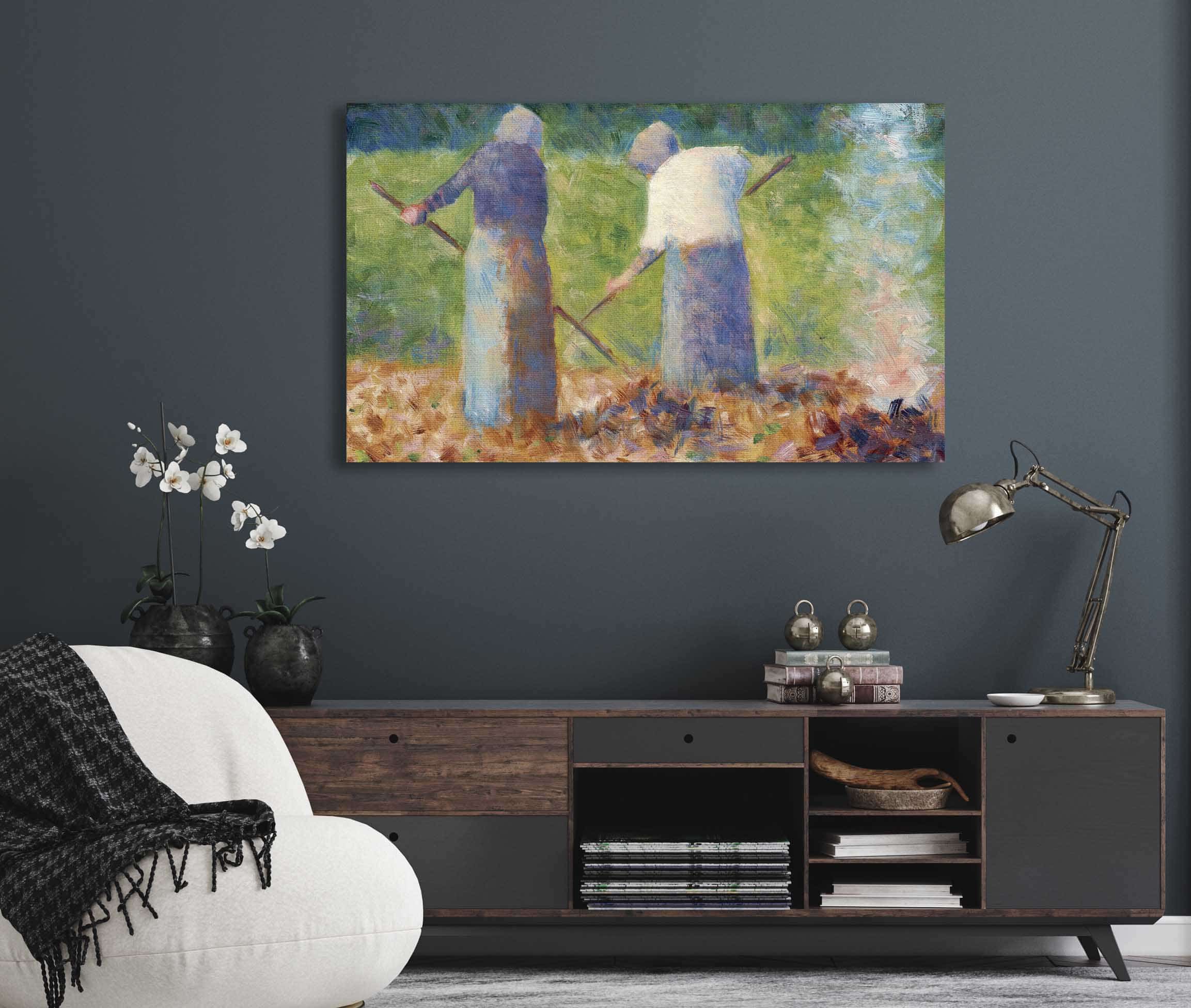 Haymakers At Montfermeil by Georges Seurat - Image 5