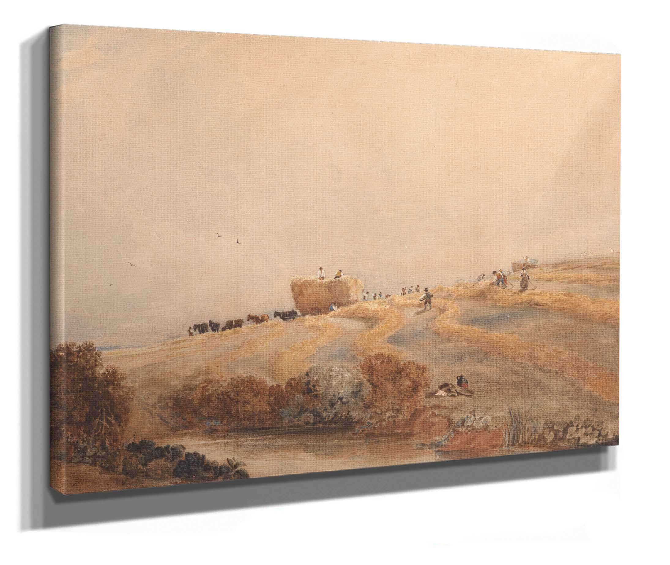 Haymaking by David Cox - Image 2