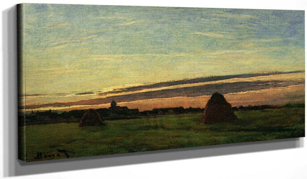 Haystacks At Chailly By Claude Monet - Image 3