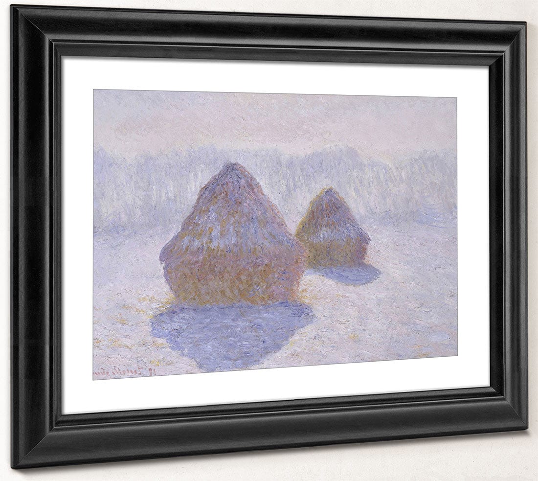 Haystacks (Effect Of Snow And Sun) By Claude Monet - Image 2