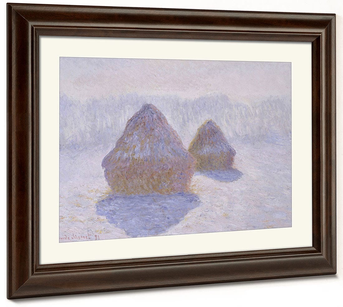 Haystacks (Effect Of Snow And Sun) By Claude Monet - Image 3