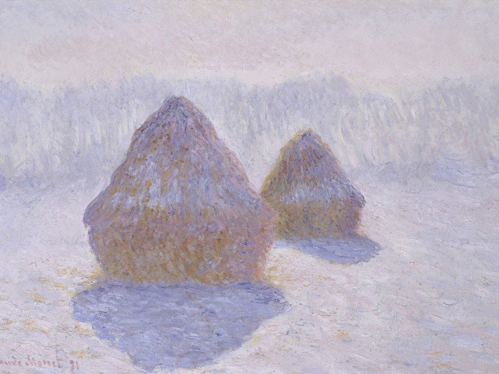 Haystacks (Effect Of Snow And Sun) By Claude Monet - Image 5