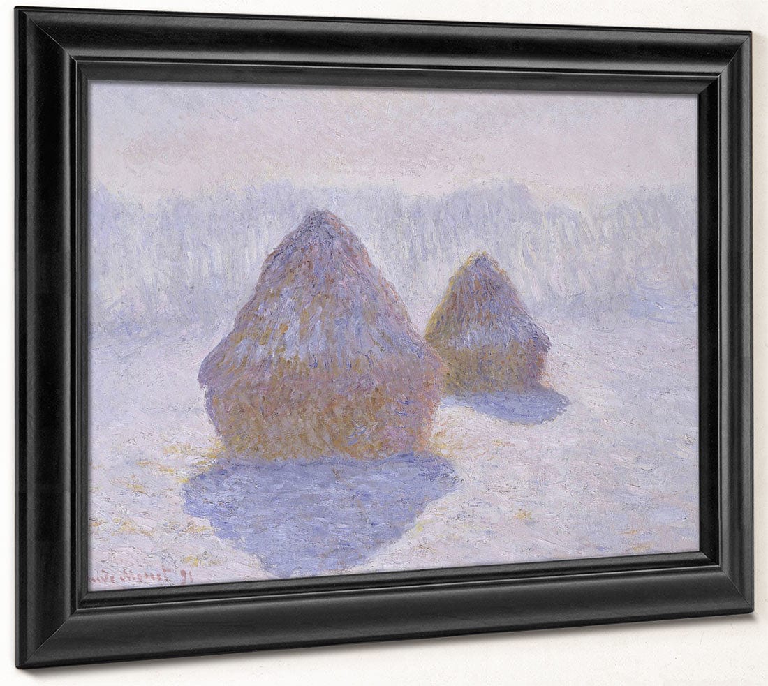 Haystacks (Effect Of Snow And Sun) By Claude Monet - Image 6