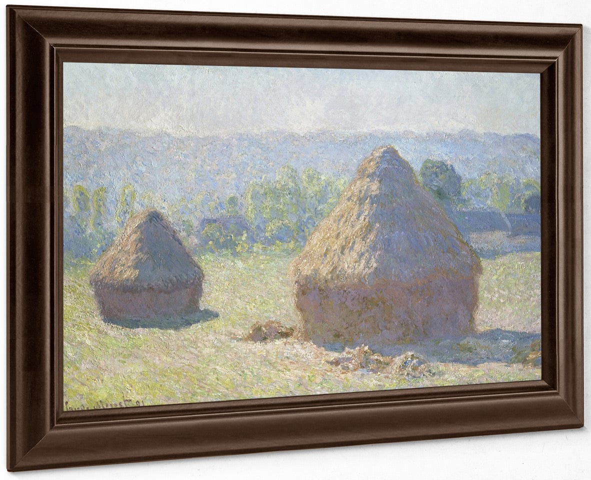 Haystacks, End Of Summer By Claude Monet - Image 4