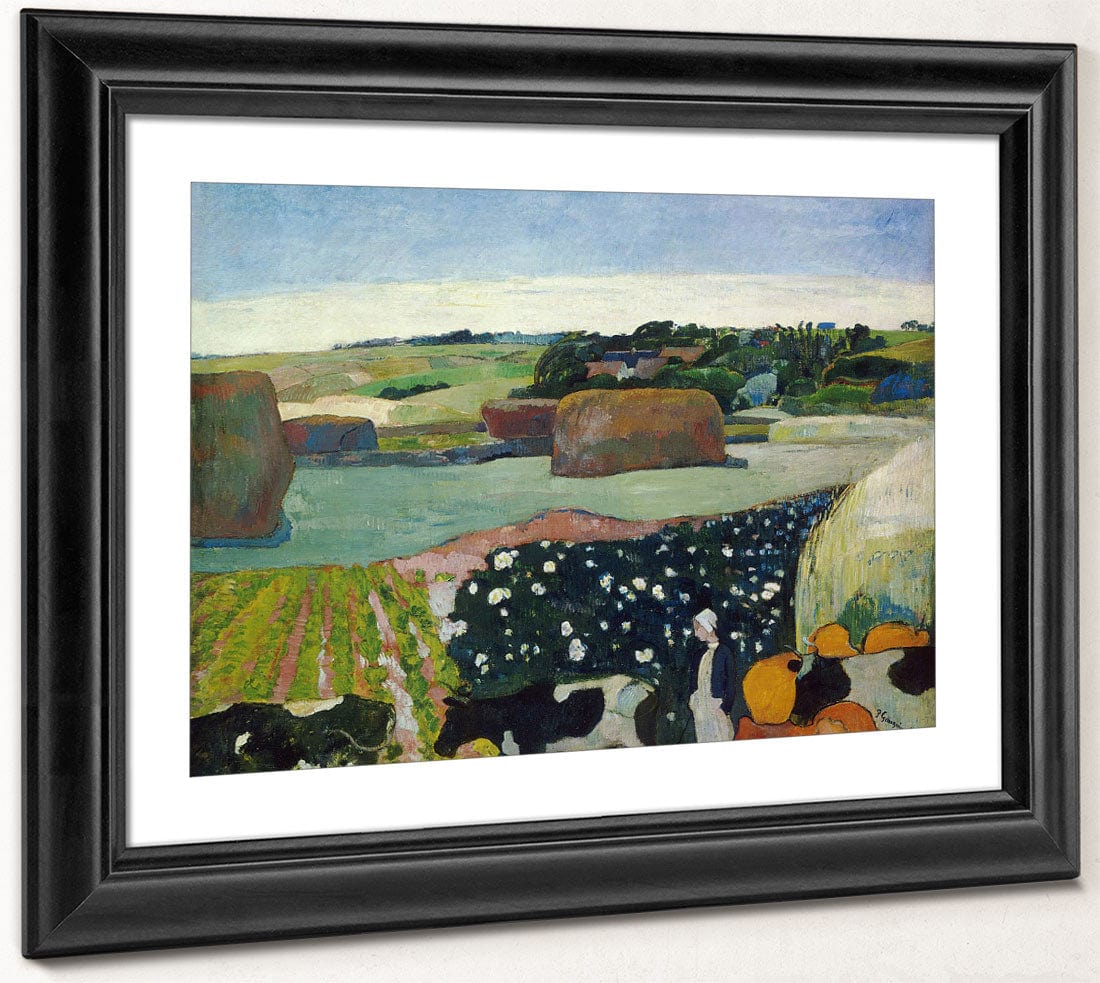 Haystacks In Brittany By Paul Gauguin - Image 4
