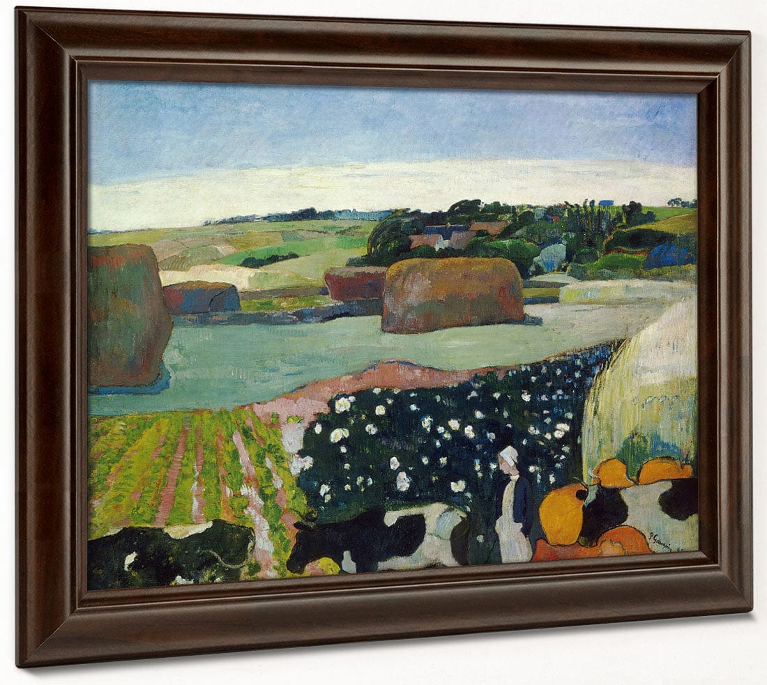 Haystacks In Brittany By Paul Gauguin - Image 6
