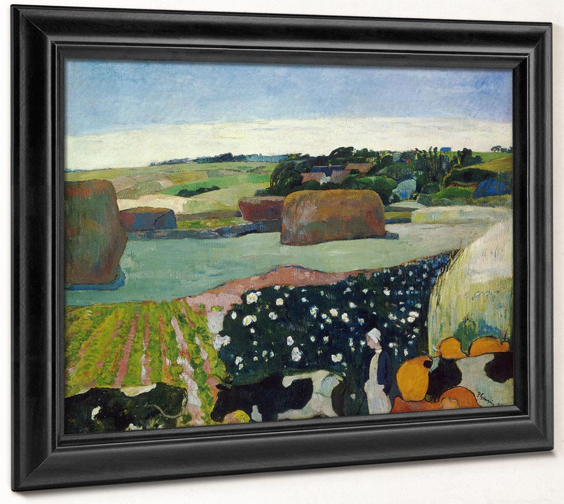 Haystacks In Brittany By Paul Gauguin - Image 8