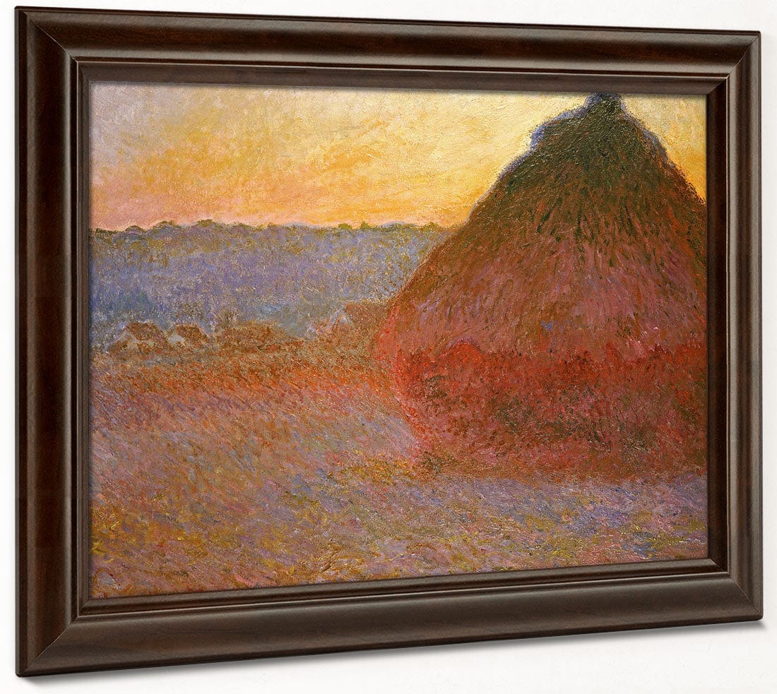 Haystacks, Pink And Blue Impressions By Claude Monet - Image 4