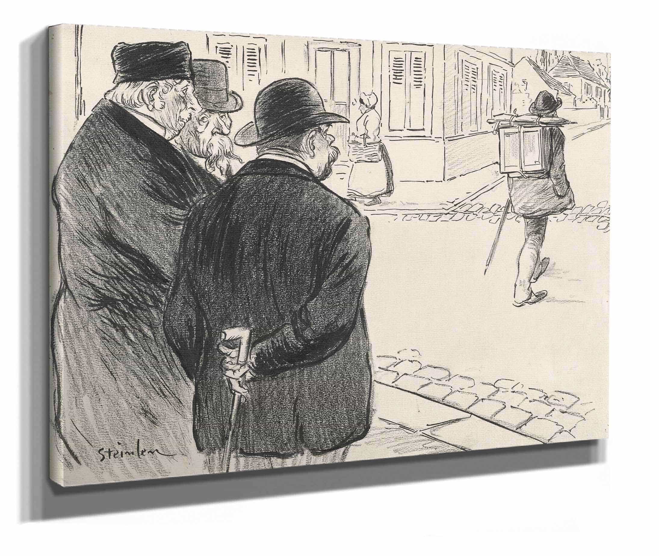 He Acts Like A Painter by Theophile Alexandre Steinlen - Image 2