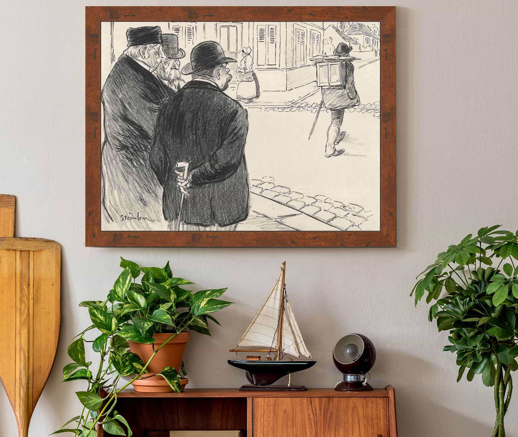 He Acts Like A Painter by Theophile Alexandre Steinlen - Image 3