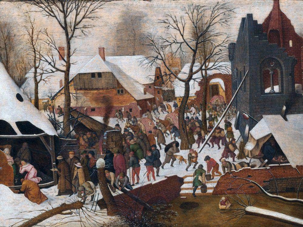 He Kings In The Snow 1567 Tempera 35X55Cm Museum Oskar Reinhart Am Stadtgarten 1 By The Elder - Image 7