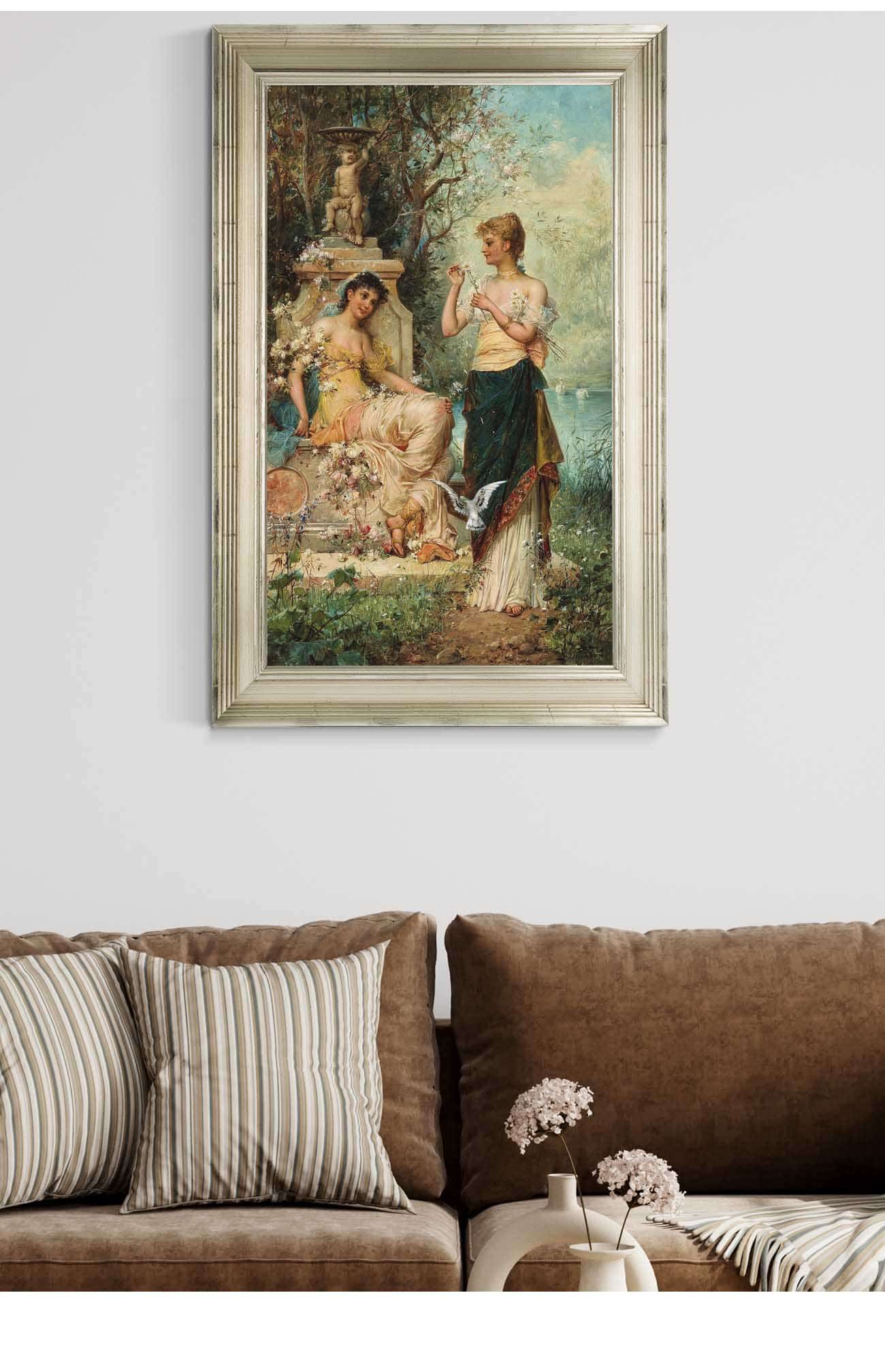 He Loves Me He Loves Me Not by Hans Zatzka - Image 5