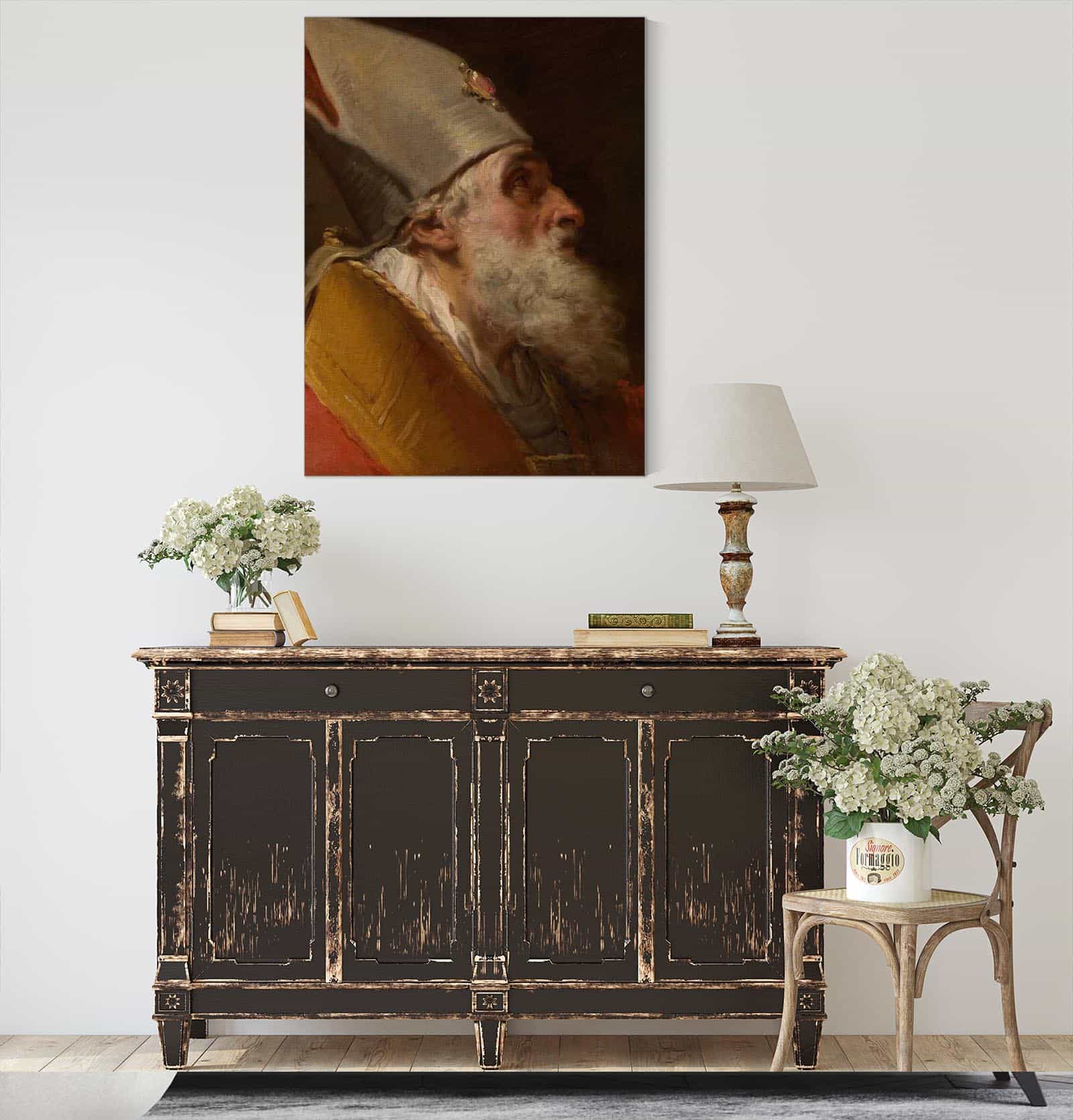 Head Of A Bishop by Gaetano Gandolfi - Image 4