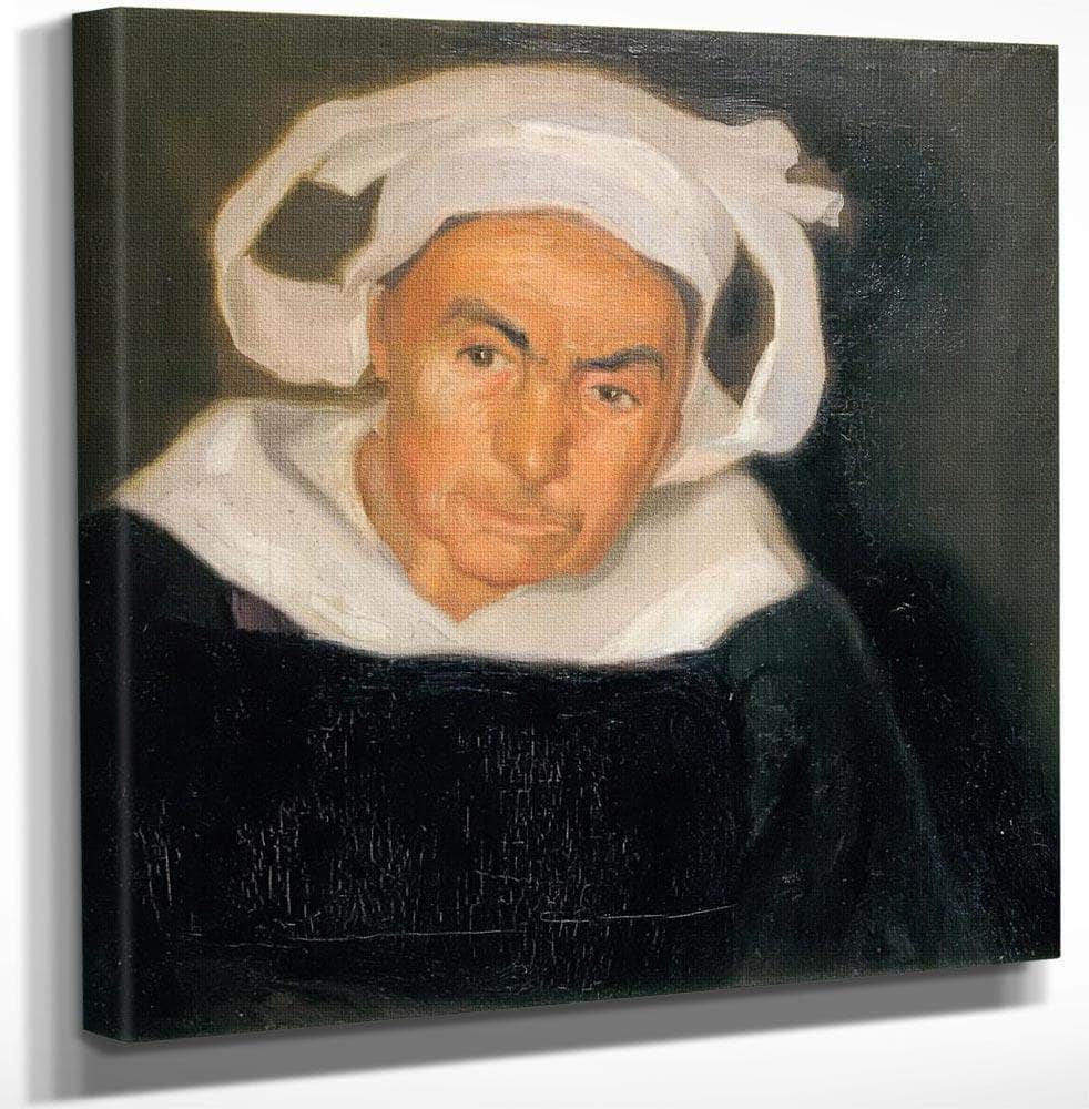 Head Of A Breton Woman By Diego Rivera