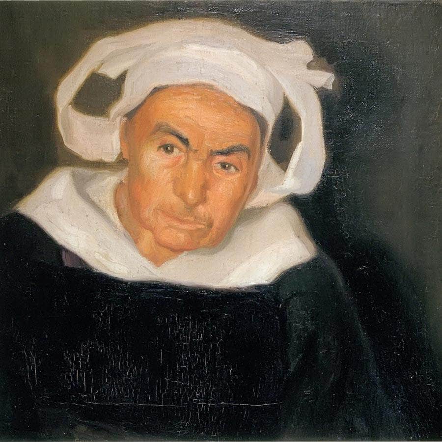 Head Of A Breton Woman By Diego Rivera - Image 5