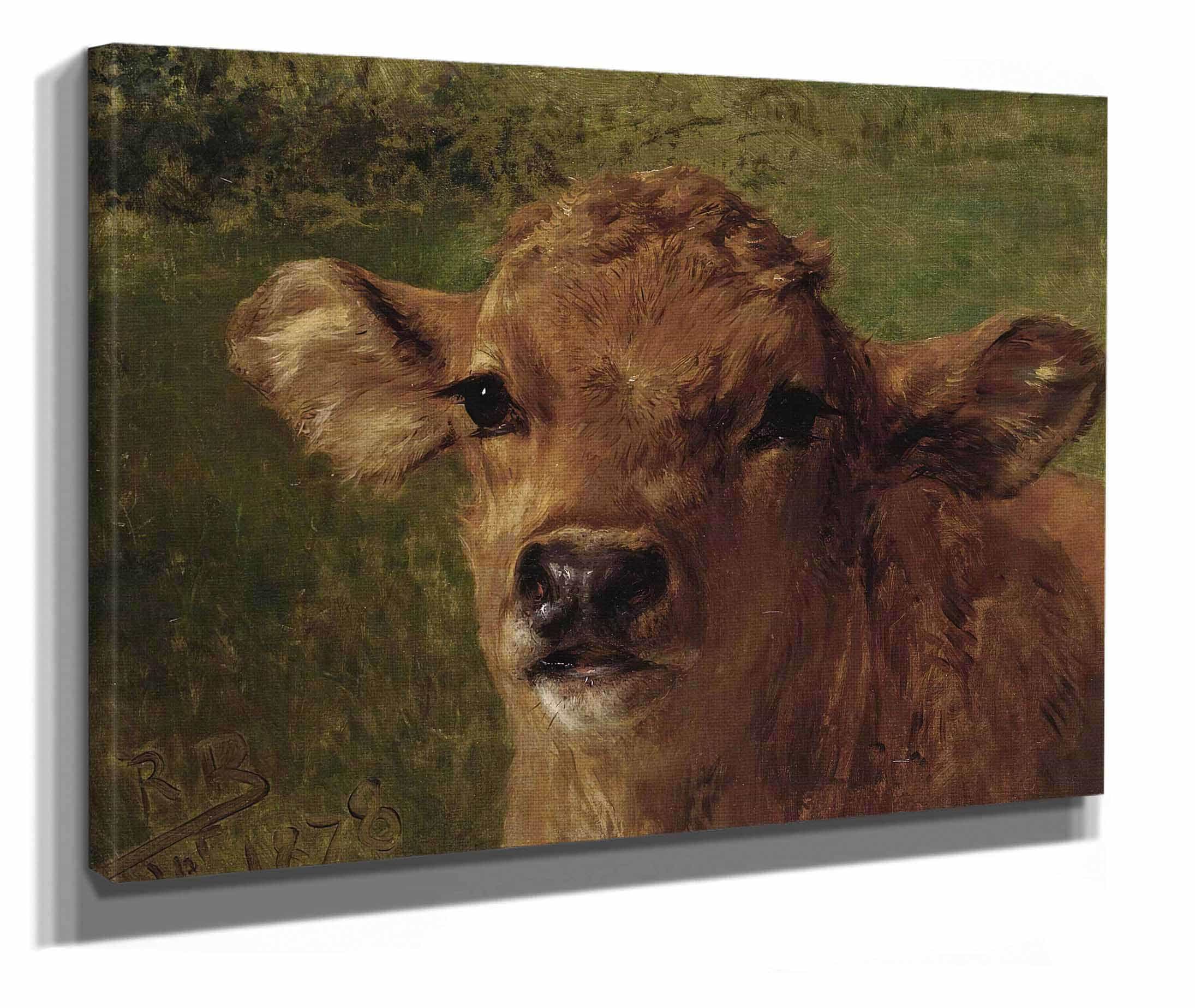 Head Of A Calf by Rosa Bonheur - Image 2