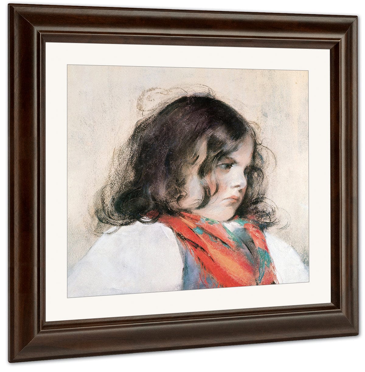 Head Of A Child (Pastel On Paper) By Mary Cassatt - Image 3