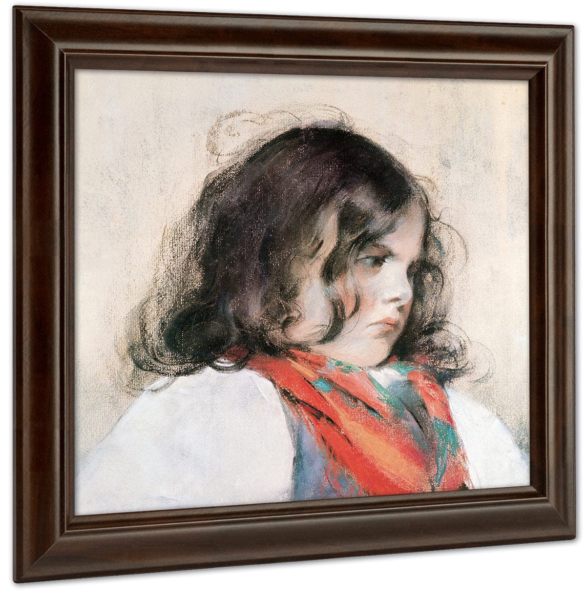 Head Of A Child (Pastel On Paper) By Mary Cassatt - Image 4