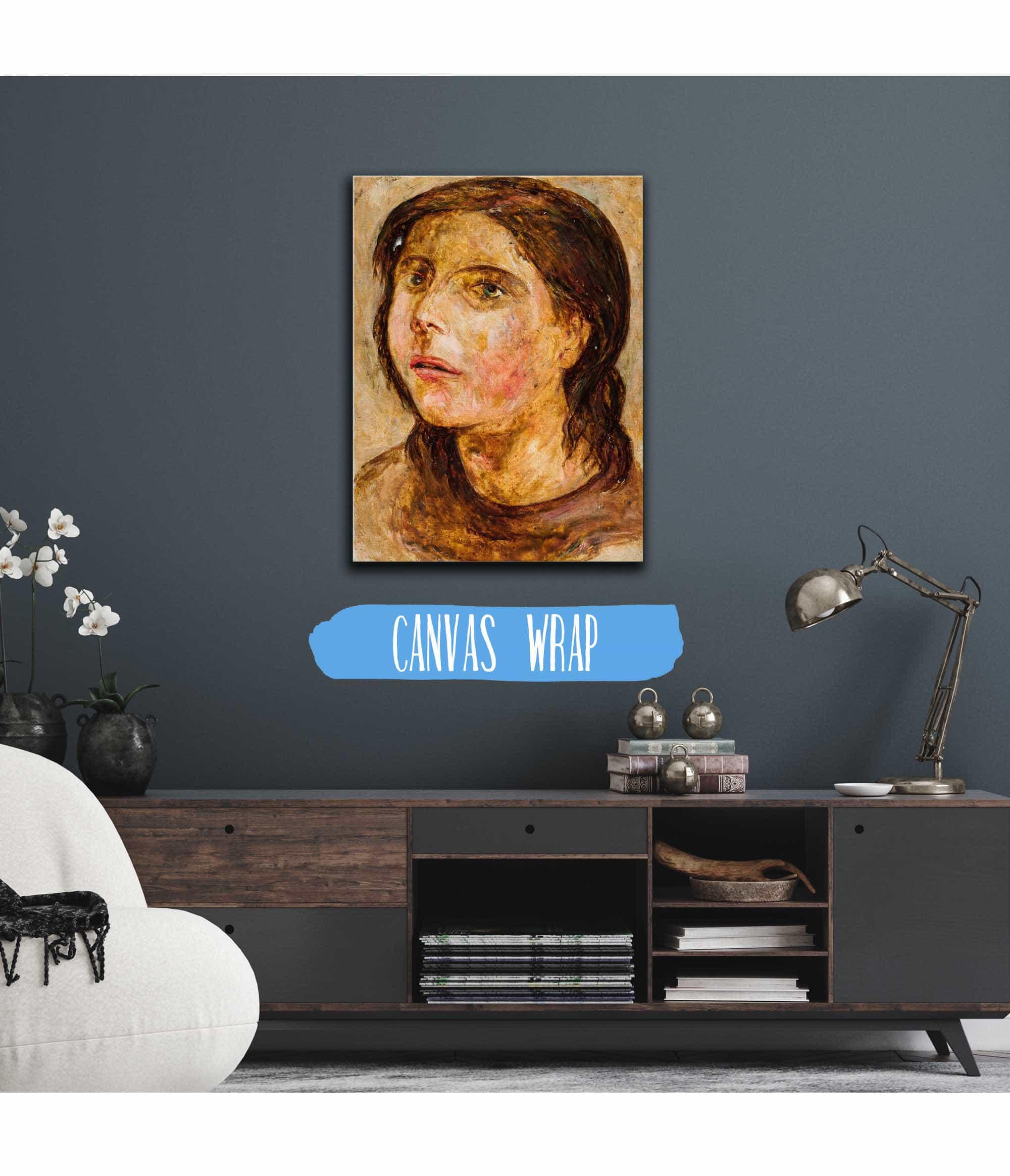 Head Of A Girl With A Half Open Mouth by Tadeusz Makowski - Image 3