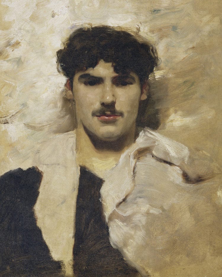 Head Of A Gondolier By John Singer Sargent - Image 6