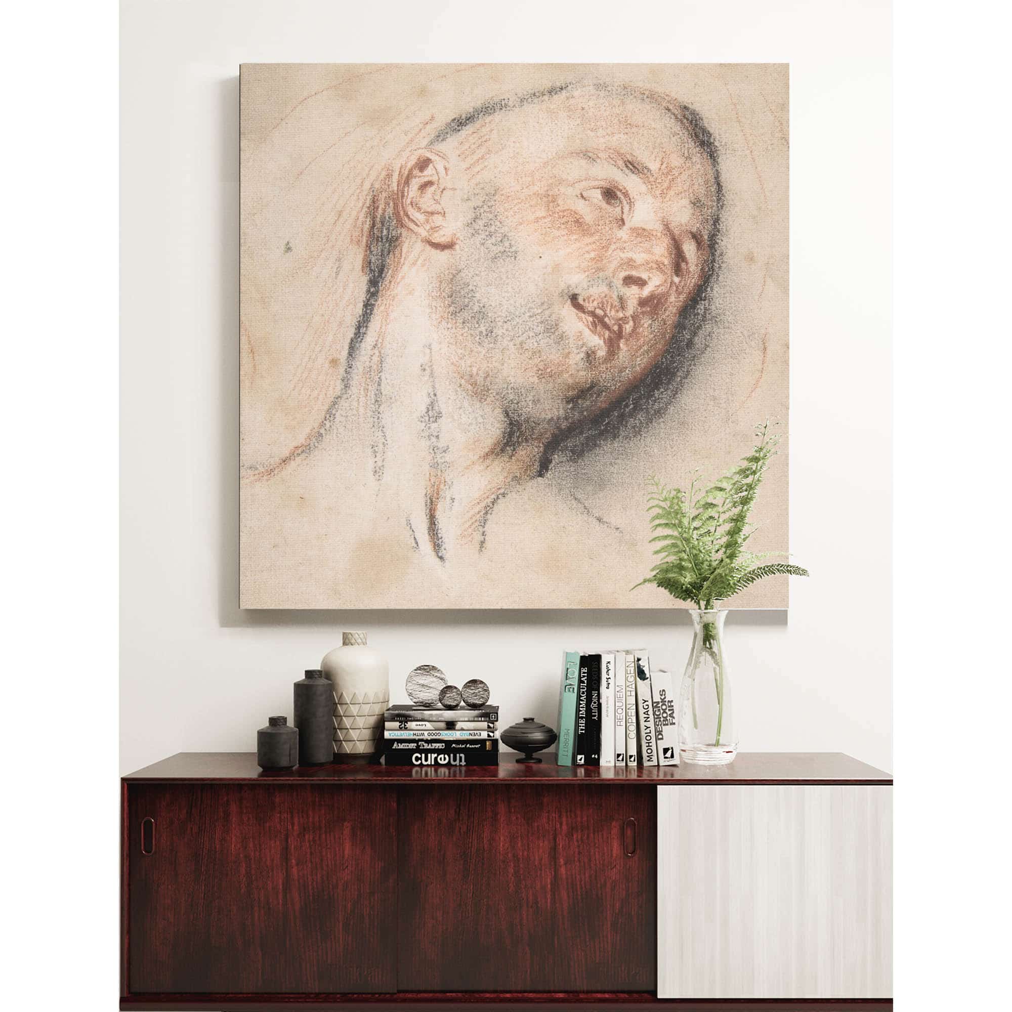 Head Of A Man by Jean Antoine Watteau - Image 5