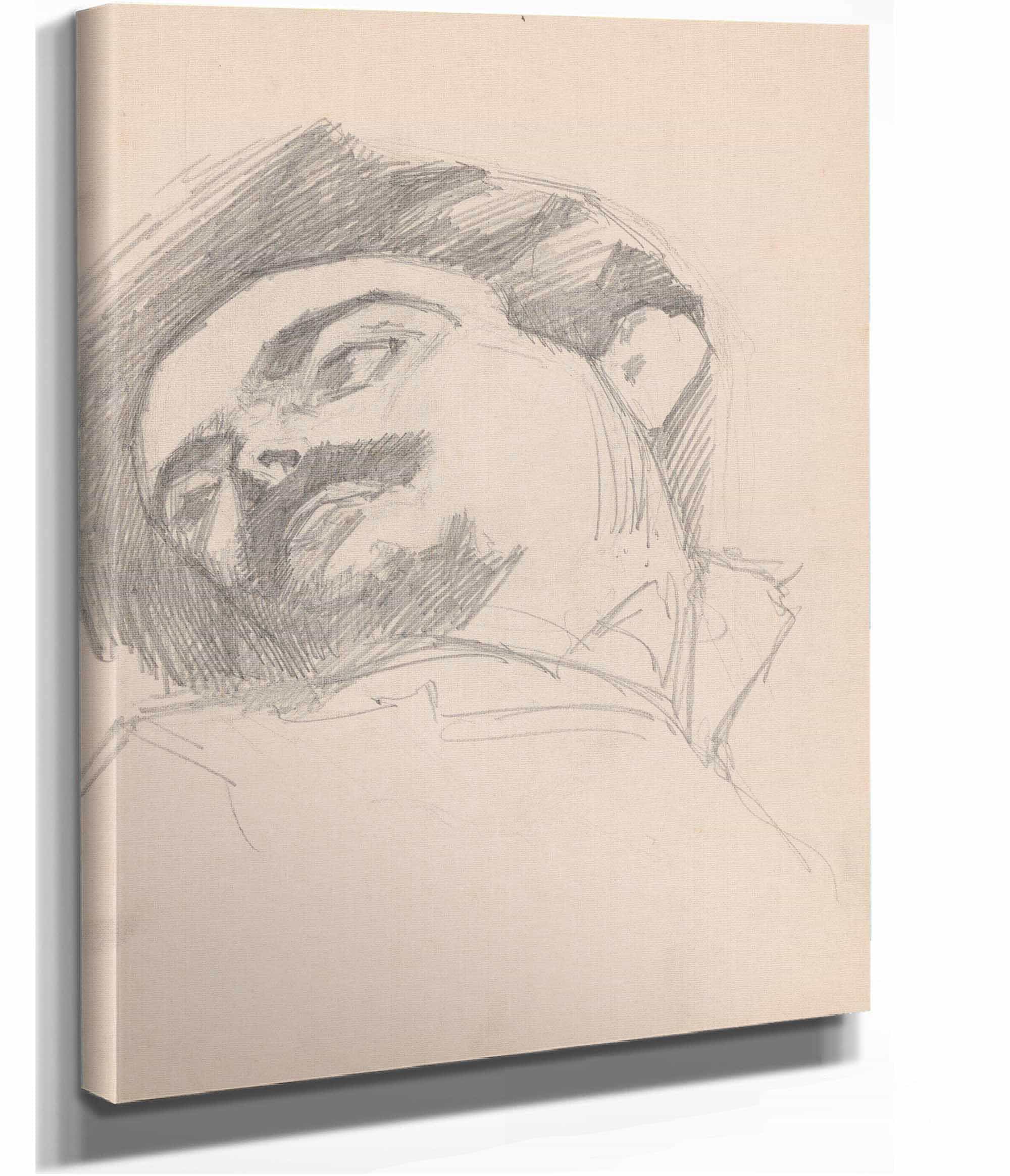 Head Of A Man by Jules Schmalzigaug - Image 2