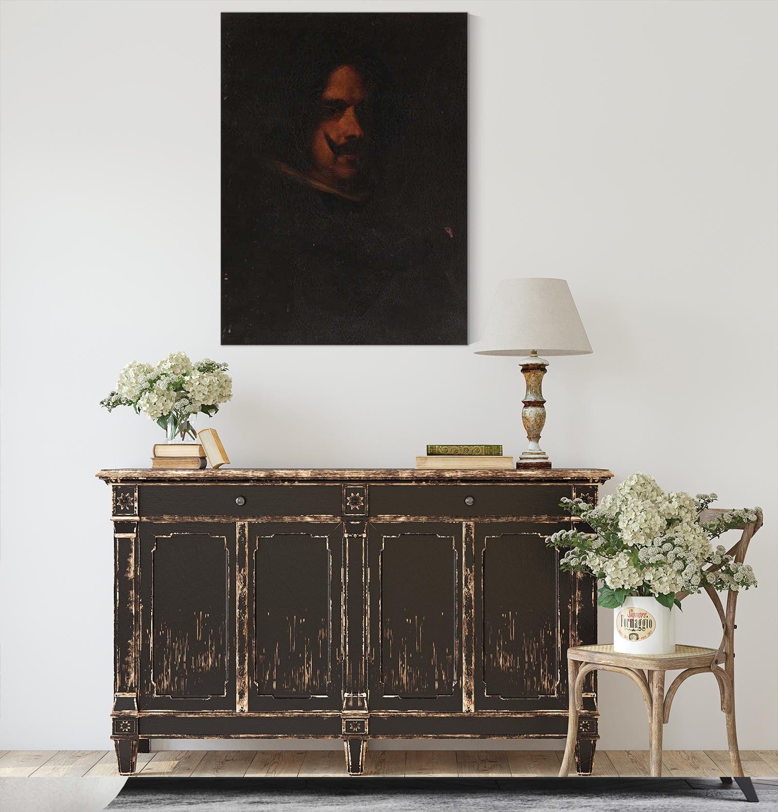 Head Of A Man Copy After Diego Velazquez by William Merritt Chase - Image 4