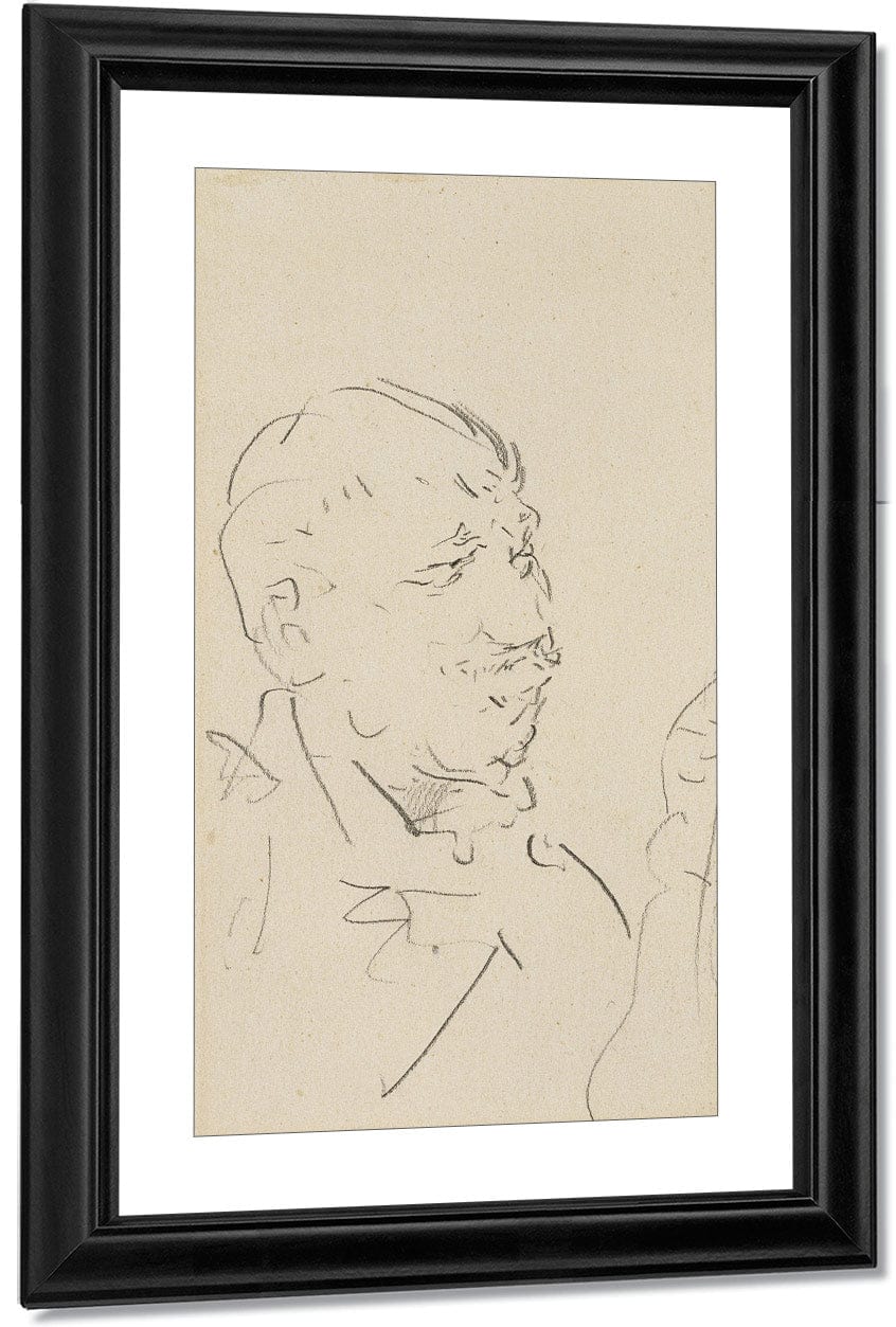 Head Of A Man By Henri Marie Raymond De Toulouse Lautrec Monfa - Image 3