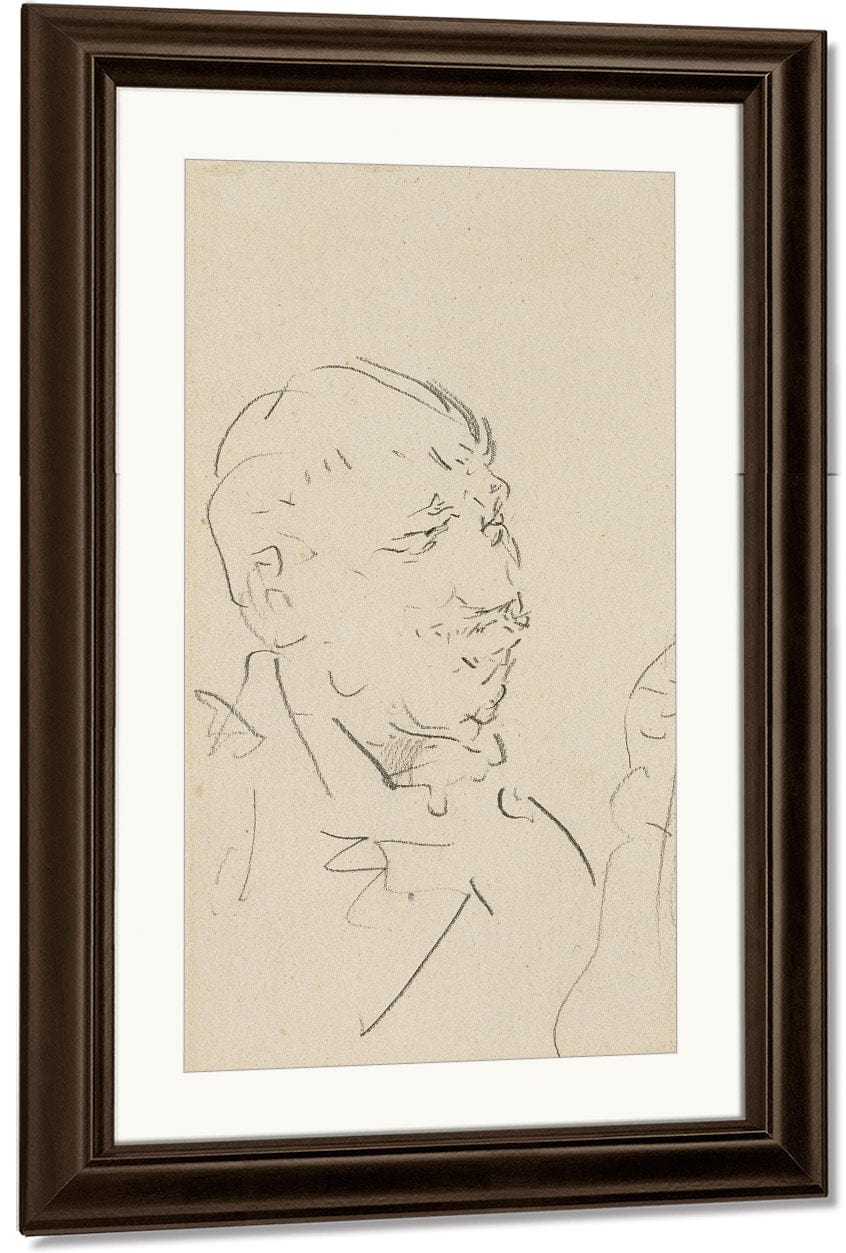 Head Of A Man By Henri Marie Raymond De Toulouse Lautrec Monfa - Image 4