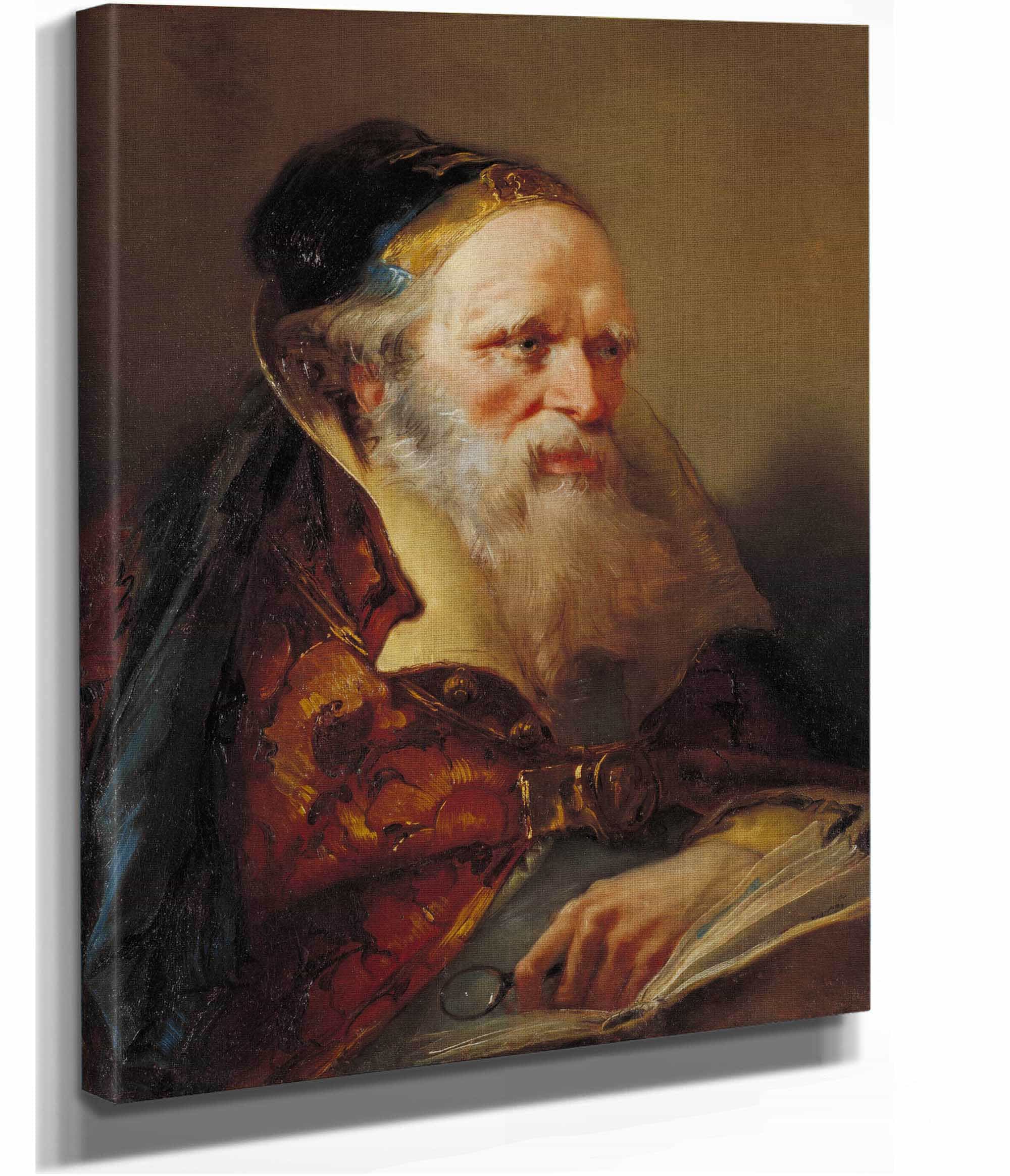 Head Of A Philosopher S S by Giovanni Domenico Tiepolo - Image 2