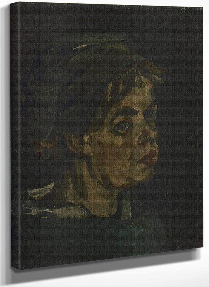 Head Of A Woman 2 By Vincent Van Gogh