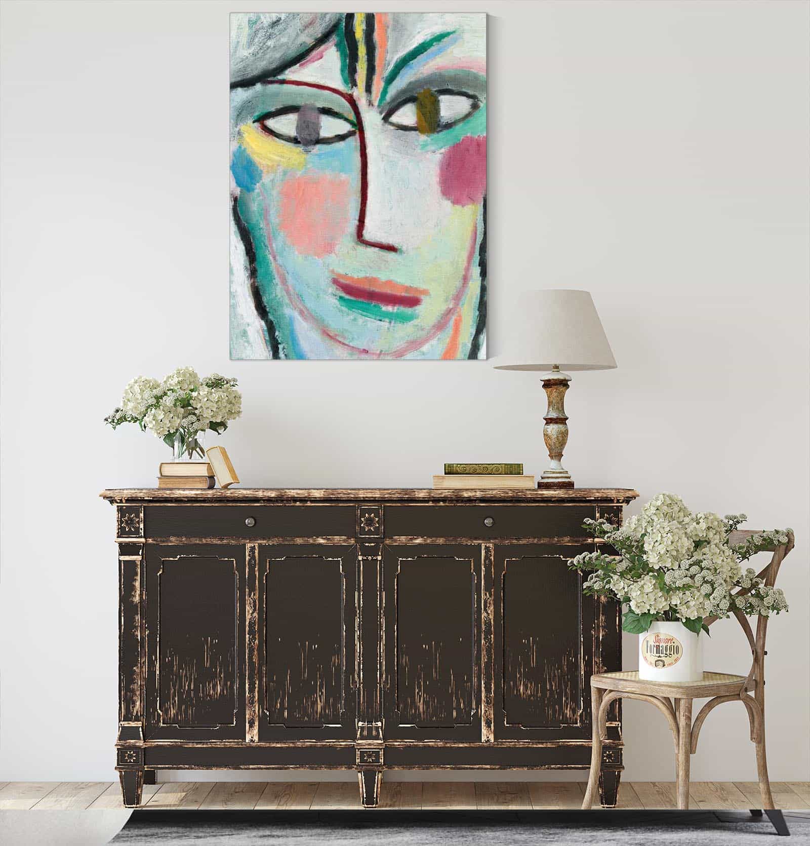 Head Of A Woman Femina by Alexej Von Jawlensky - Image 4