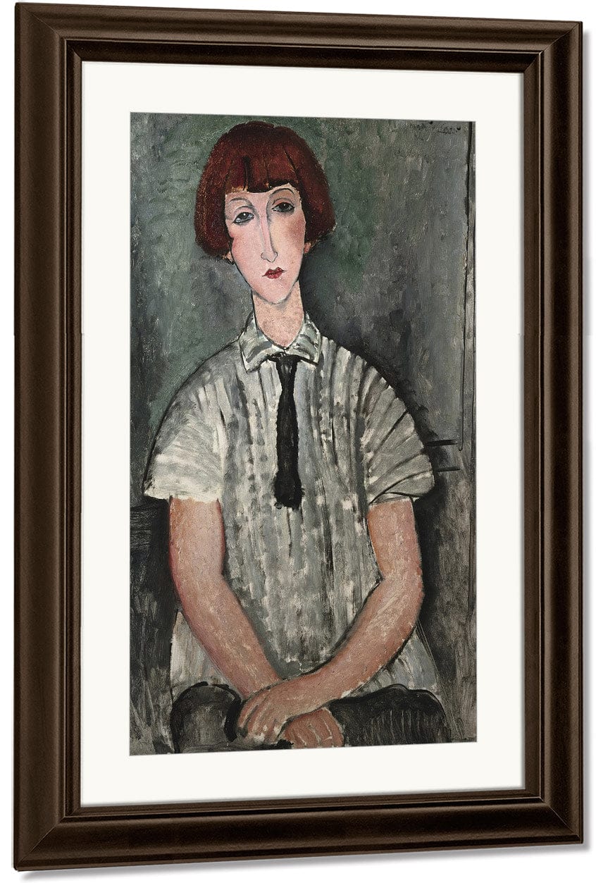 Head Of A Young Girl By Amedeo Modigliani - Image 4